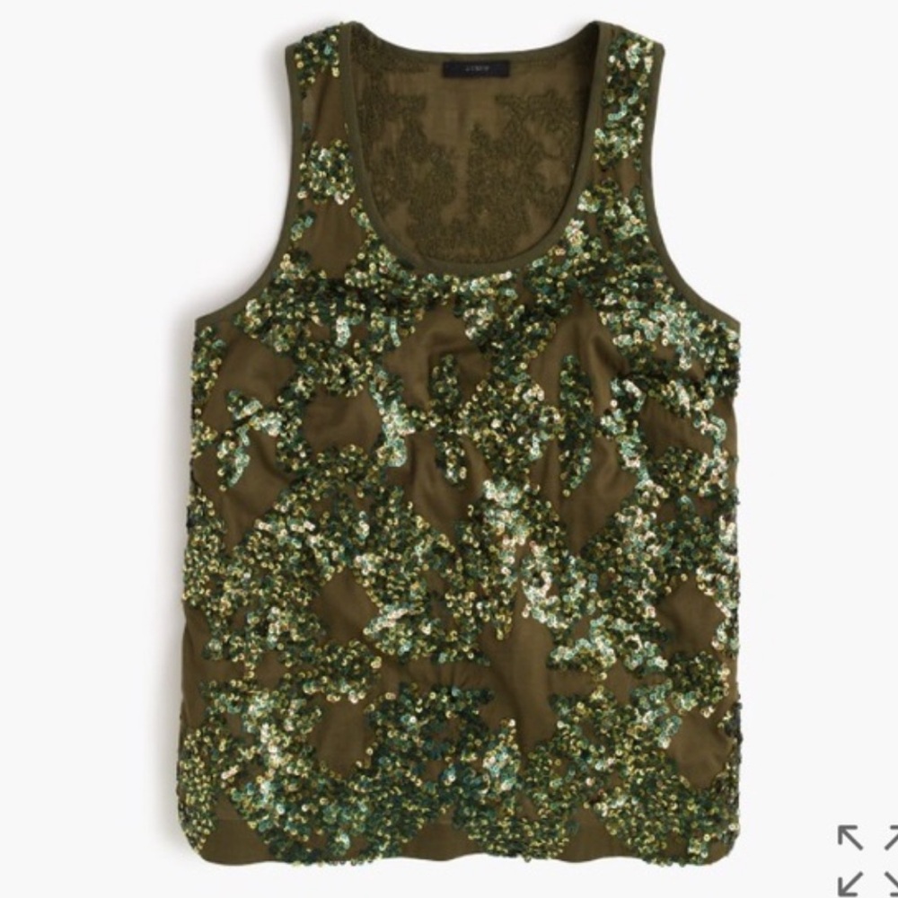 J.Crew Sequin Shirt